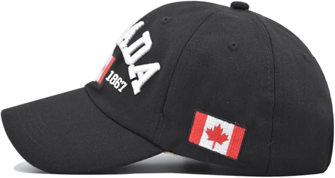 Canada Flag Embroidered Baseball Cap