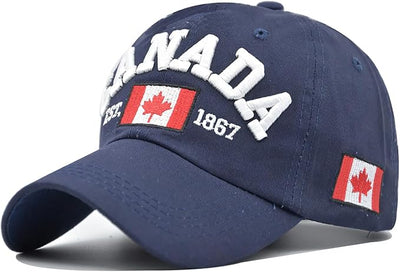 Canada Flag Embroidered Baseball Cap