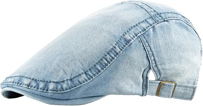 Denim Ivy Cap for Men | Classic Flat Cap