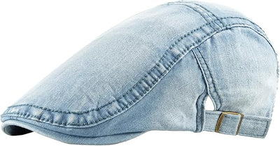 Denim Ivy Cap for Men | Classic Flat Cap