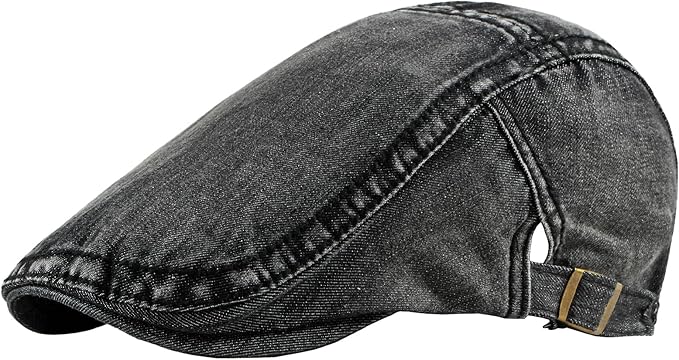Denim Ivy Cap for Men | Classic Flat Cap